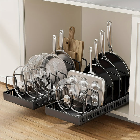 Metal Pull-Out Cabinet Organizer