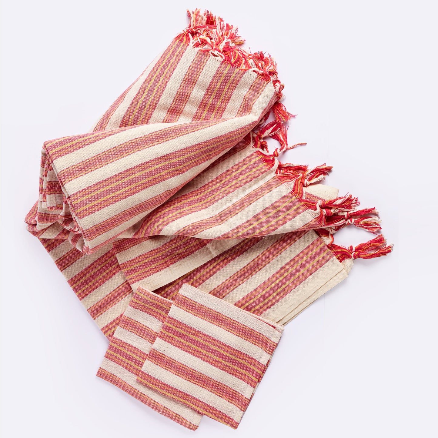 Andana Striped Tablecloth Set