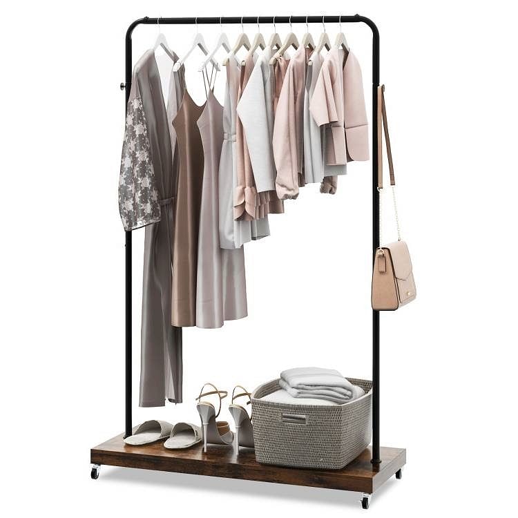 Metal Pipe Clothes Garment Rack