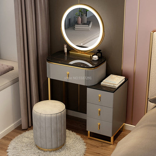 Gray Vanity Dresser