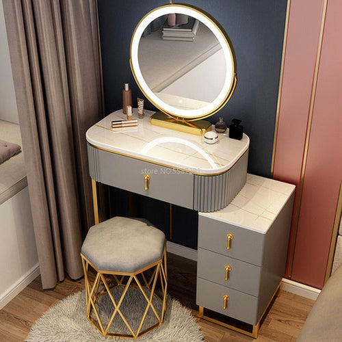 Gray Vanity Dresser