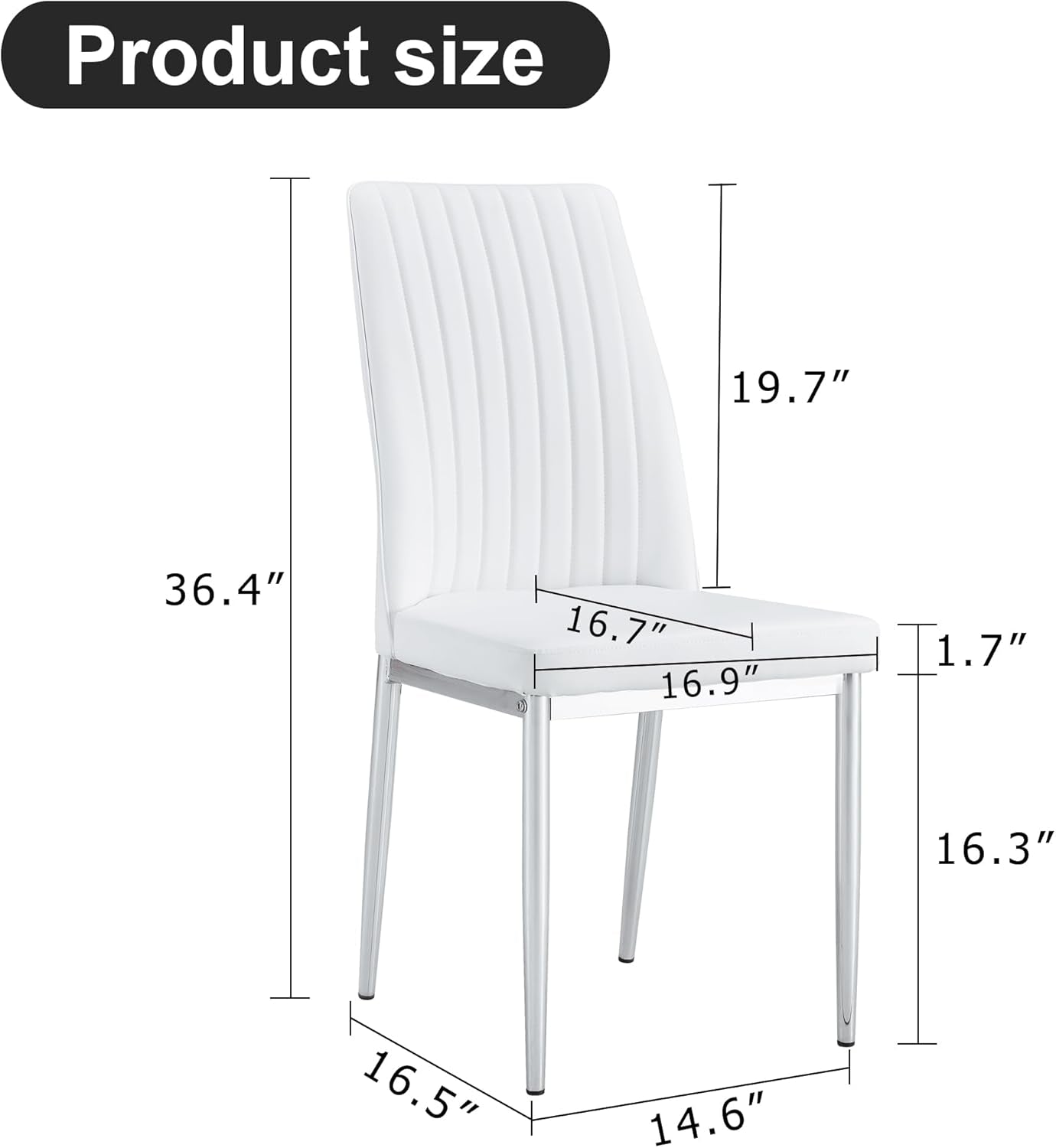 Modern Dining Chair Set of 4