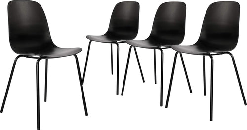 Set of 4 Dining Chairs with Legs for Kitchen Living Room