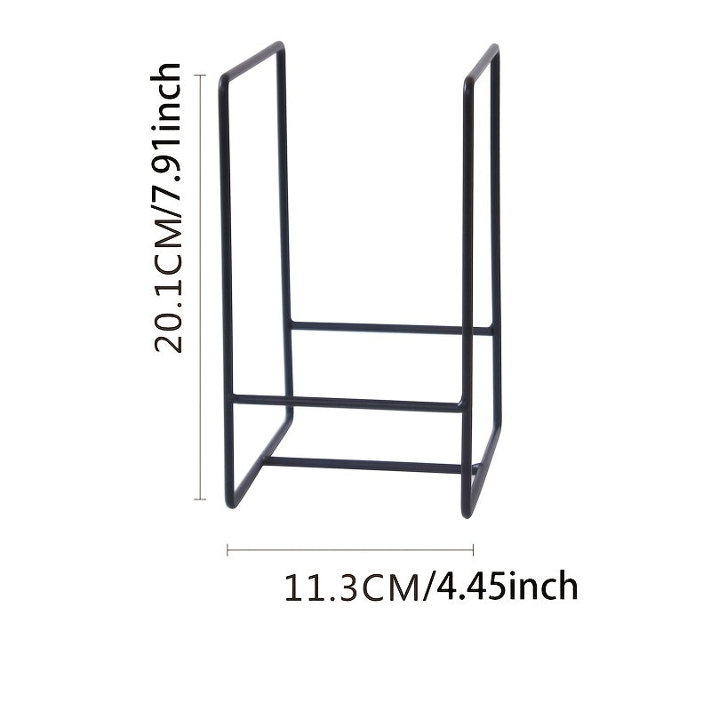 3pcs Metal Plate Rack Storage Box