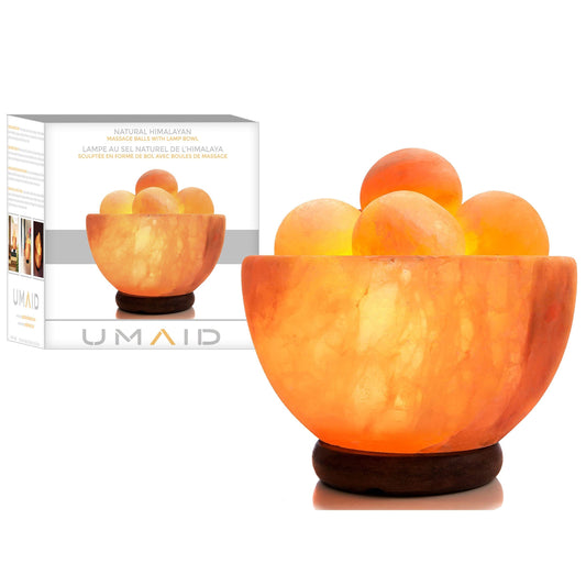 Natural Himalayan Rock Sea Salt Lamp Bowl